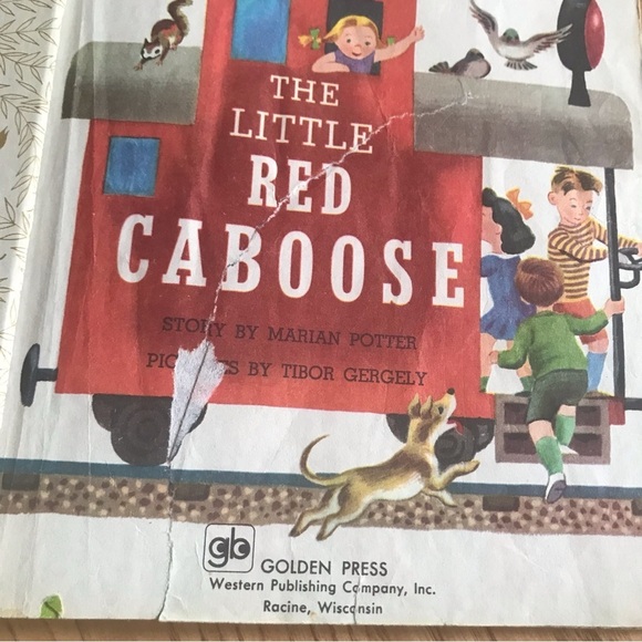 Little Golden Books saggy baggy elephant lady tramp little red caboose train - Picture 12 of 12